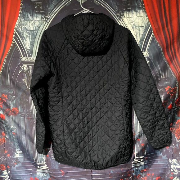 Columbia Puffer Jacket Women's S Black Quilted Full-Zip Insulated Hooded Winter - Picture 3 of 9